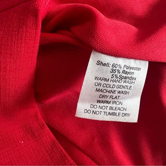 I.A.M.GIA Red Corset-Style Crop Top With Tie Detail Size S - Picture 6 of 6